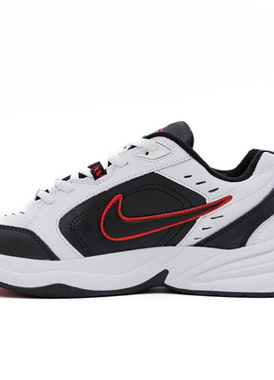 Air monarch white black red