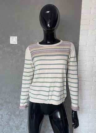 Тонкий бавовняний джемпер кофта marks & spencer, xl