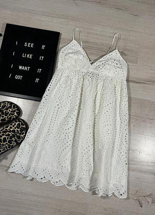 Міні сукня з прошви h&m