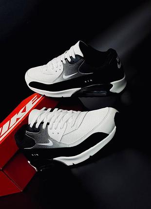 Nike air max 90 білі з чорним | жіночі та підліткові кросівки | новинка 2026 | 36–41 женские найк популярная модель новинка аір мах удобные модные