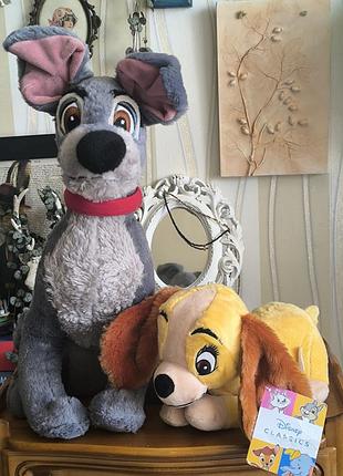 Оригінальний набір іграшок леді та бродяга (lady and the tramp) disney store