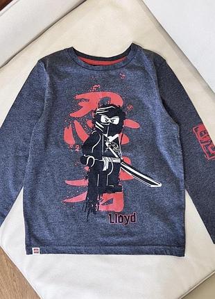 Реглан, лонгслів lego ninjago  6-7 років ріст 116-122 від nutmeg на хлопчика дов 47.5 , шир 37, рукав 42.5