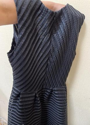 Чорна мереживна сукня h&m (розмір l / 40) / коктейльна сукня міні