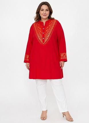 Туніка сукня з принтом shein 3xl 4xl