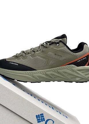 Чоловічі кросівки columbia vibram mega grip gtx olive black