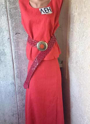 #акция 1+1=3 #dresses un limited#винтажный льняной костюм #