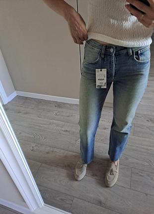 Прямые классические джинсы zara хс-с