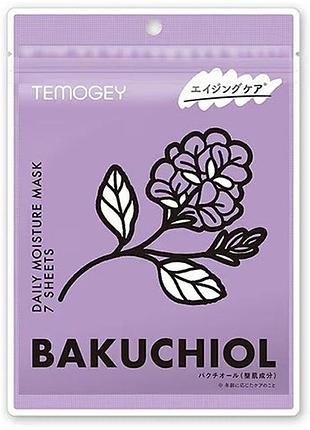 Spc temogey bakuchiol mask тканинна маска для інтенсивного догляду з бакучіолом, 7 шт