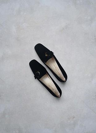 Замшевые туфли ботинки salvatore ferragamo × tods × prada