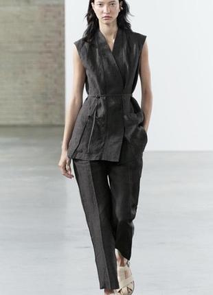 Костюм з рамі від бренду zara