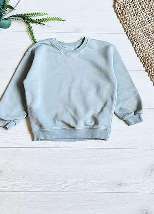 🍏світшот овер zara на 4/5 р ціна -195 двохнитка д-43см рукав від ворота-44см ширина-39см