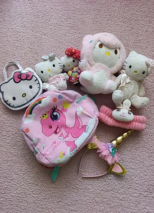 Іграшки hello kitty, скай, рюкзак