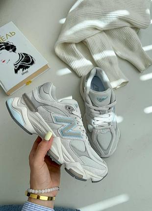 Кросівки жіночі new balance 9060 beige blue