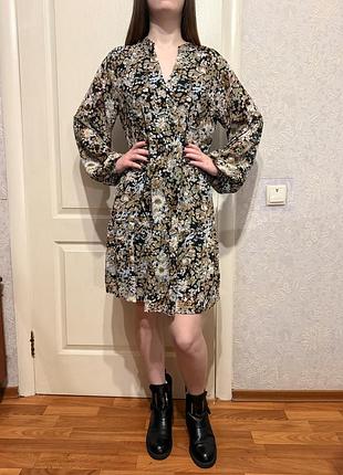 Легка сукня на підкладці , модель оверсайз