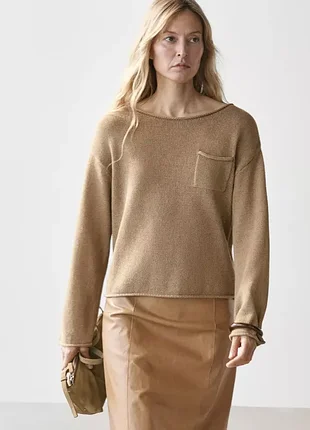 Светр з бавовни massimo dutti s
