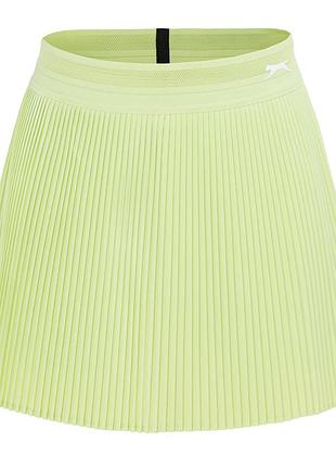 Спідниця-шорти slazenger active fit плісе лаймова uk 10