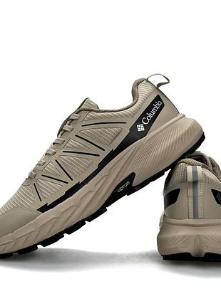 Мужские кроссовки columbia trail vibramltix beige black