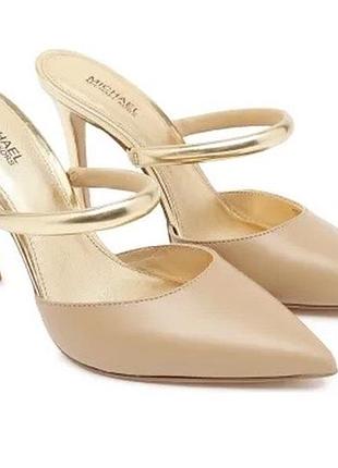 Жіночі мюлі michael kors jessa mule pump.розмір:37матеріал:шкіра