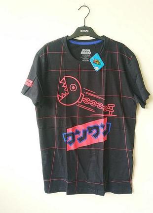 Футболка мужская nintendo super mario chain chomp difuzed