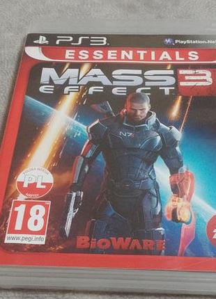 Ps3 mass effect 3. ps3 essentials . новый польский диск