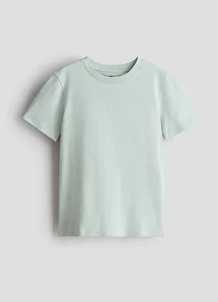 Футболка h&amp;m базовая для мальчика 146-152, 158-164, 170 светло-зеленая