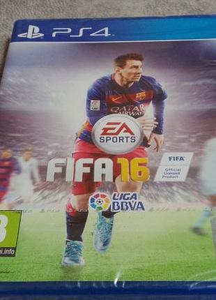 Ps4 fifa 16 . новый испанский диск