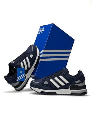 Чоловічі кросівки adidas zx 750 new navy white grey