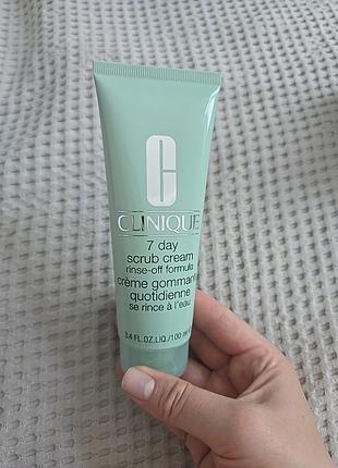 Крем-скраб clinique 7 day 100ml