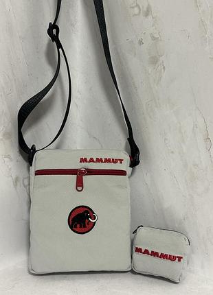 Мусенджер ручної роботи сумка через плече mammut біла