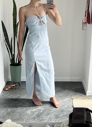 Плаття zara голубе
