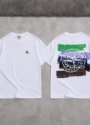 Біла футболка stone island 🏝️   розміри : xs, s, m, l, xl, xxl склад : 100% бавовна друк : dtf   💰999 грн від 2-ох 850 грн 😍😍😍