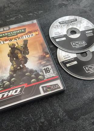 Диск warhammer 40.000 fire warrior (pc)