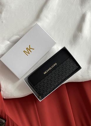 Гаманець michael kors wallet, майкл корс жіночий великий чорний
