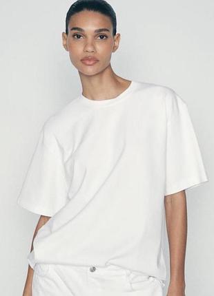 Базовая белая хлопковая футболка zara
☝️☝️☝️☝️☝️☝️☝️