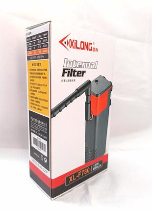 Внутрішній фільтр для акваріума xilong xl-f780, 12w, 850л/год
