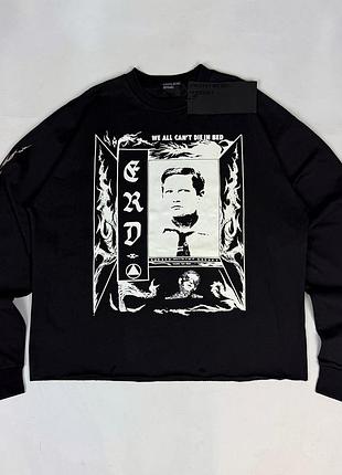 Лонгслив enfants riches déprimés erd | свитшот / кофта оверсайз в стиле vetements acne