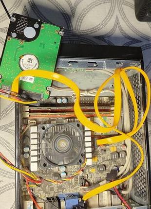 Мини пк intel atom 330 / 2gb ram / 1tb hdd / nvidia ion / компактный