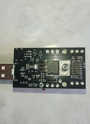 Електронне usb навантаження 3а, 25 вт