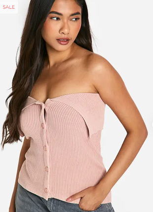 Хлопковый топ boohoo