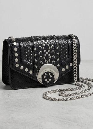 Zara сумка з півмісяцем місяцем чорна