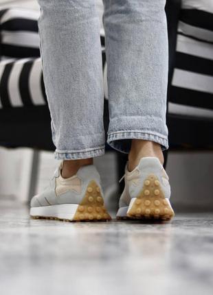 🌸new balance 327 blue cream🌸женские кроссовки6 фото