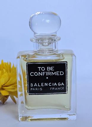Оригинальный миниатюра balenciaga to be confirmed parfum