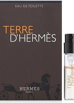 Пробник hermes terre d'hermes