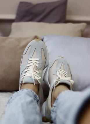 🌸new balance 327 blue cream🌸женские кроссовки8 фото