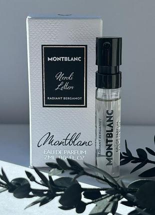 Пробник оригінал neroli letters від montblanc