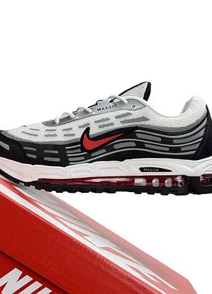 Мужские кроссовки nike air max tl 2.5 white black red