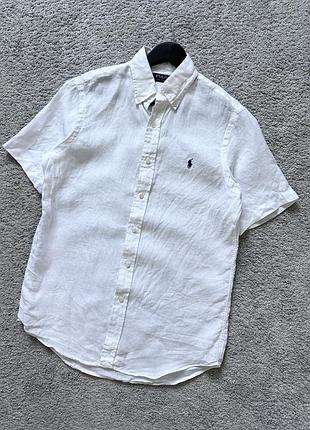 Лляна сорочка polo ralph lauren чоловіча