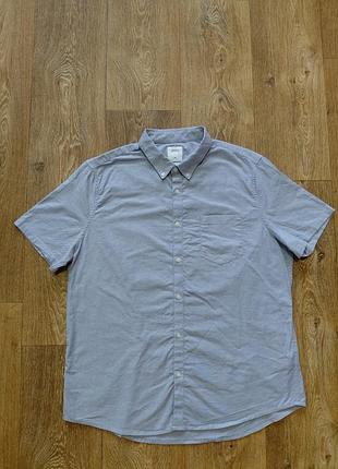 Чоловіча приталена сорочка з коротким рукавом. " burton wenswear london ".