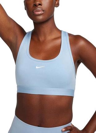 Топ спортивний nike dri-fit блакитний розмір l