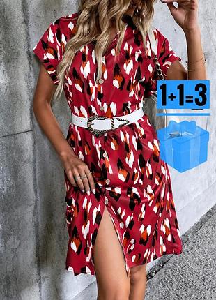 🥰сукня в леопардовий принт shein 2xl